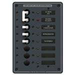 Traditional Metal Panel - AC Main + 6 Positions